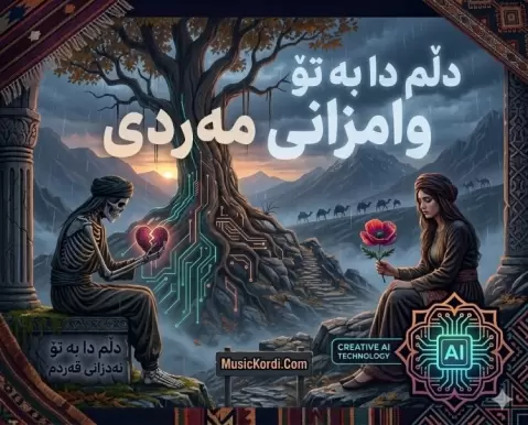 هوش مصنوعی دڵم دا بە تۆ وامزانی مەردی